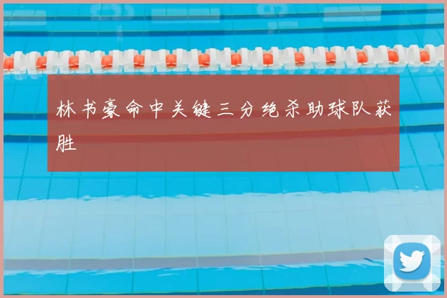林书豪命中关键三分绝杀助球队获胜